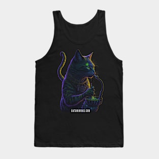 Techno Shirt - Techno Organism - Catsondrugs.com - rave, edm, festival, techno, trippy, music, 90s rave, psychedelic, party, trance, rave music, rave krispies, rave flyer Tank Top